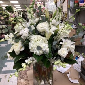 All White Arrangement